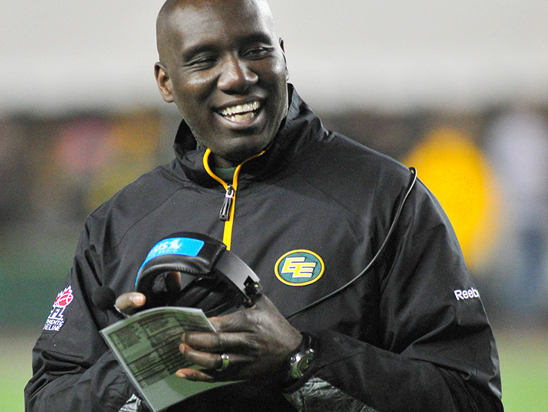 Edmonton Eskimos head coach Kavis Reed Photo: Canadian Press 